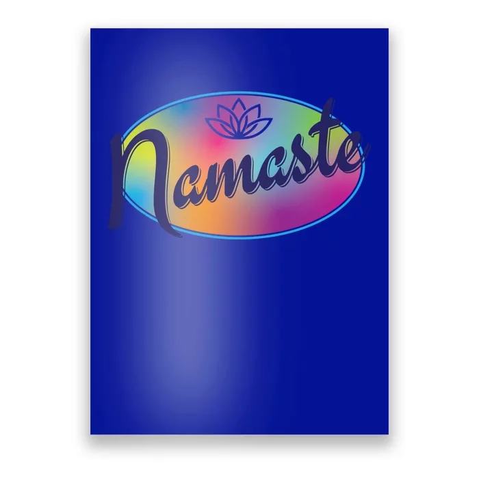 Namaste Colorful Yoga Gift Poster