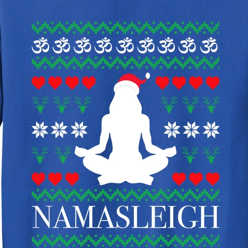 Namasleigh Christmas Yoga Om Namaste Yogi Festive Meaningful Gift Sweatshirt