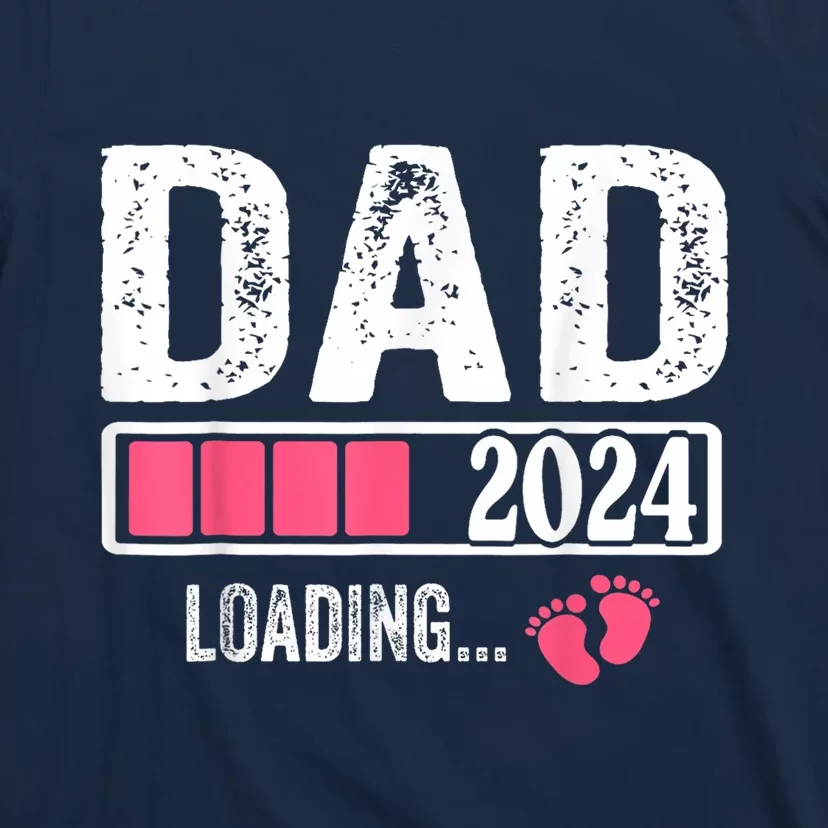 New Dad 1st Time Dad Est 2024 Promoted To Daddy 2024 Father T-Shirt