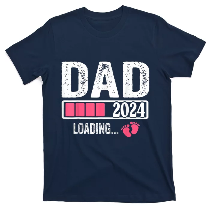 New Dad 1st Time Dad Est 2024 Promoted To Daddy 2024 Father T-Shirt