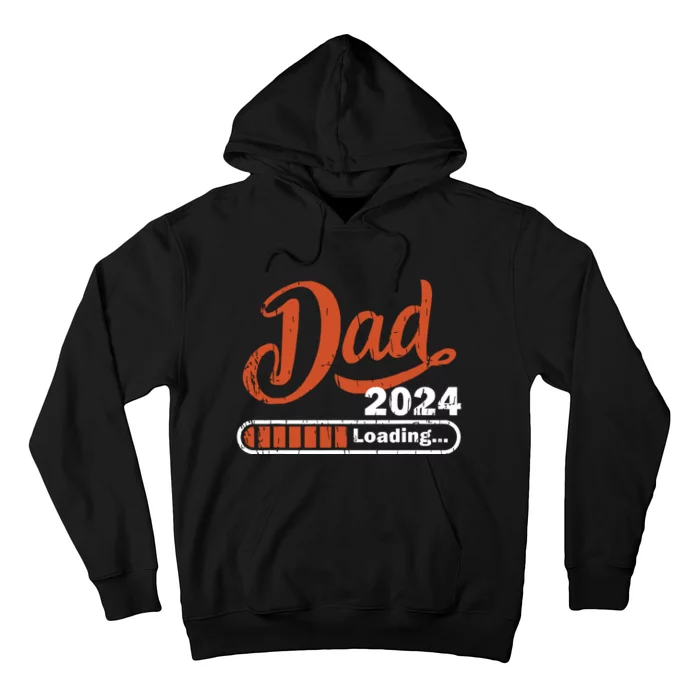 New Dad 1st Time Dad Est 2024 Promoted To Daddy 2024 Father Hoodie