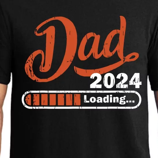 New Dad 1st Time Dad Est 2024 Promoted To Daddy 2024 Father Pajama Set