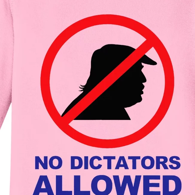 No Dictators Allowed Baby Long Sleeve Bodysuit