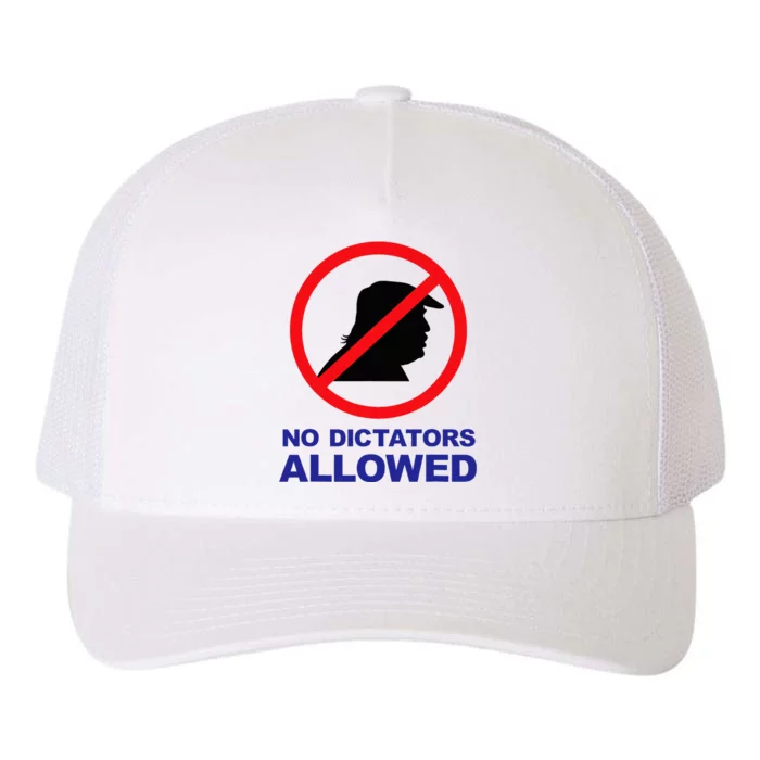 No Dictators Allowed Yupoong Adult 5-Panel Trucker Hat