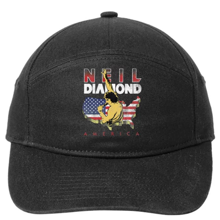 Neil Diamond America 7-Panel Snapback Hat