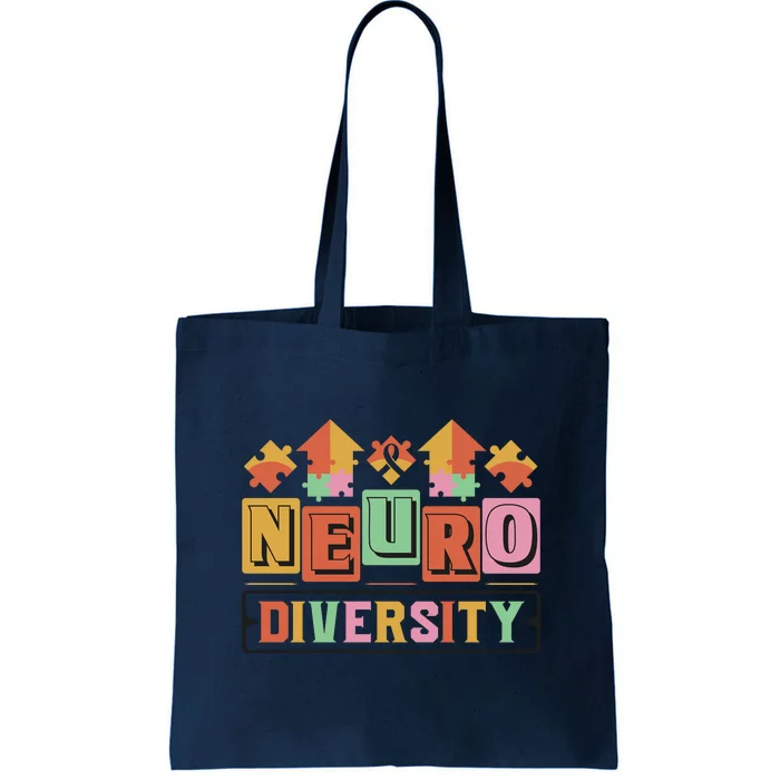 Neuro Diversity Autism Awareness Month Gift Tote Bag