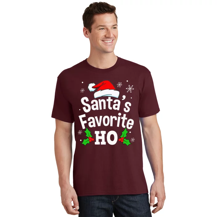 Naughty Dirty Adult Pajama Christmas T-Shirt