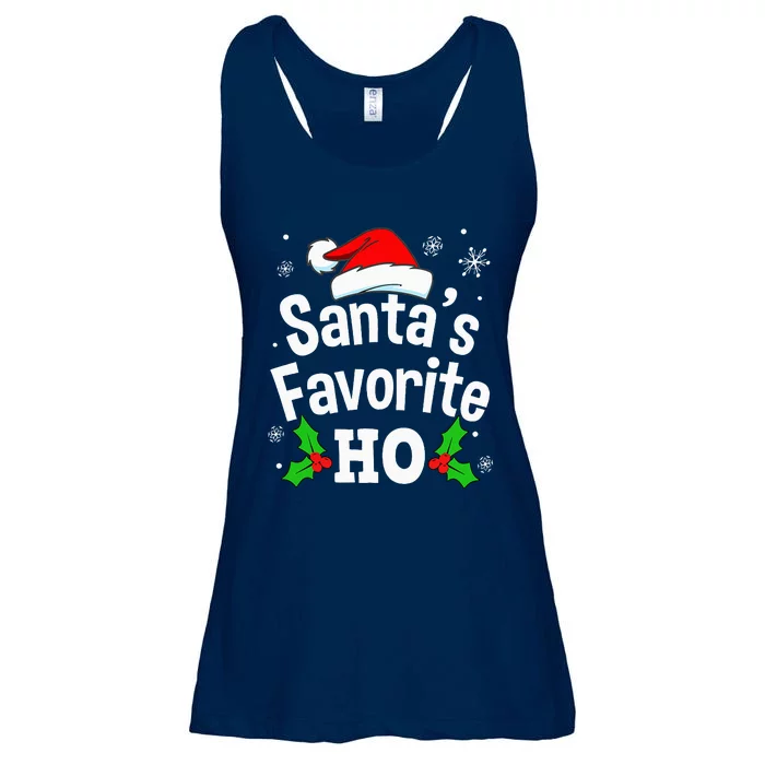 Naughty Dirty Adult Pajama Christmas Ladies Essential Flowy Tank