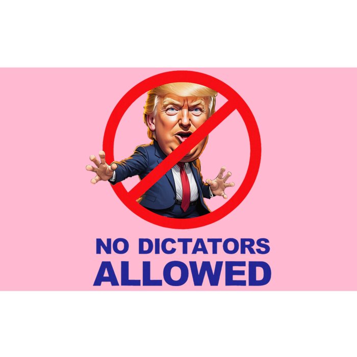 No Dictators Allowed Bumper Sticker