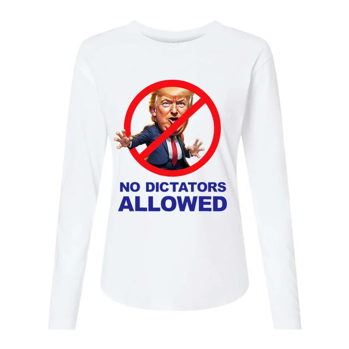 No Dictators Allowed Womens Cotton Relaxed Long Sleeve T-Shirt