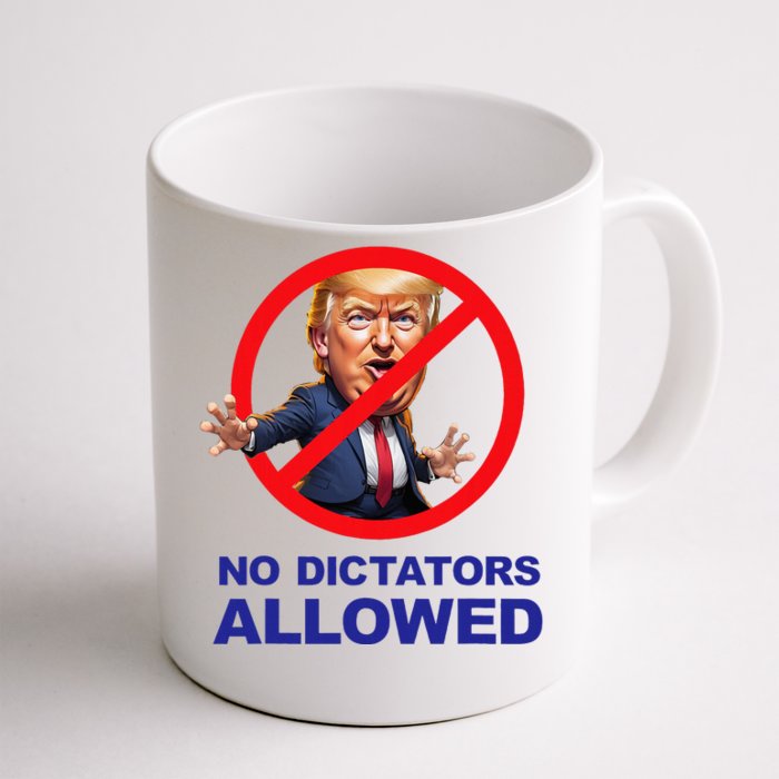 No Dictators Allowed Front & Back Coffee Mug