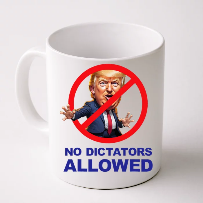 No Dictators Allowed Front & Back Coffee Mug