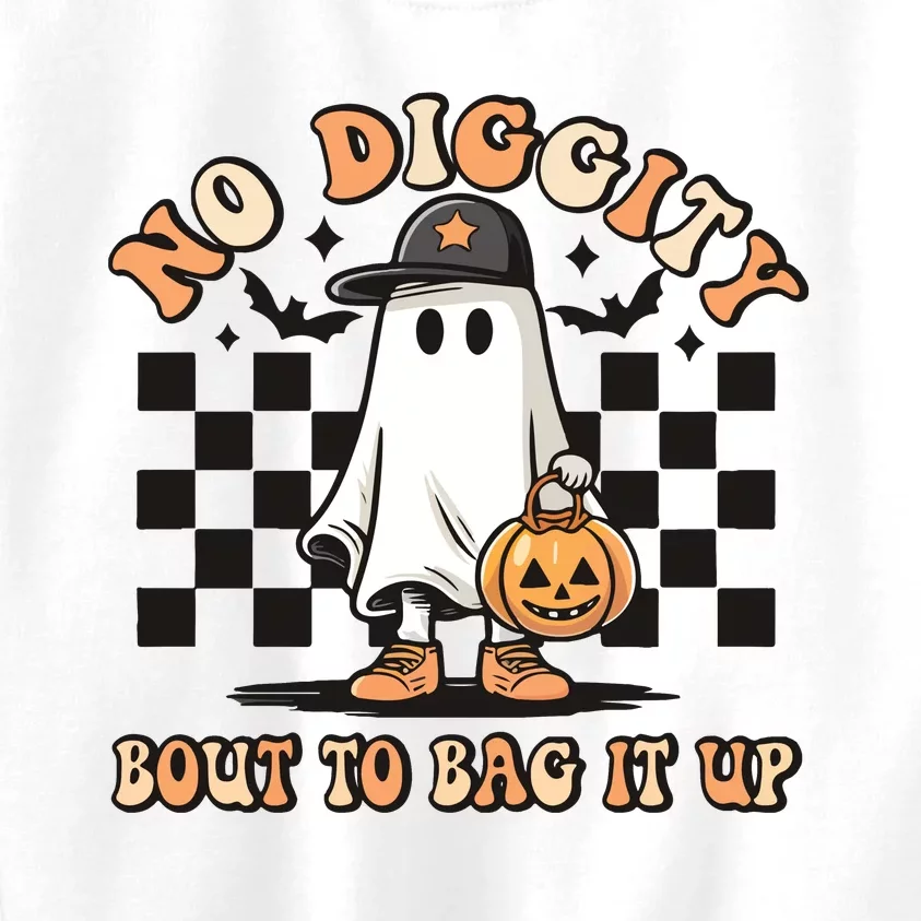 No Diggity Bout To Bag It Up Funny Halloween Kids Sweatshirt