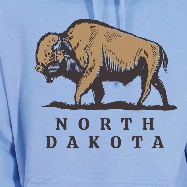 North Dakota Buffalo Unisex Surf Hoodie