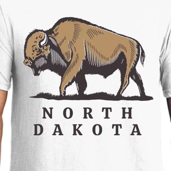 North Dakota Buffalo Pajama Set