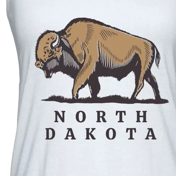 North Dakota Buffalo Ladies Essential Flowy Tank