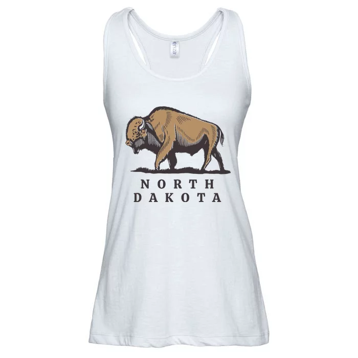 North Dakota Buffalo Ladies Essential Flowy Tank