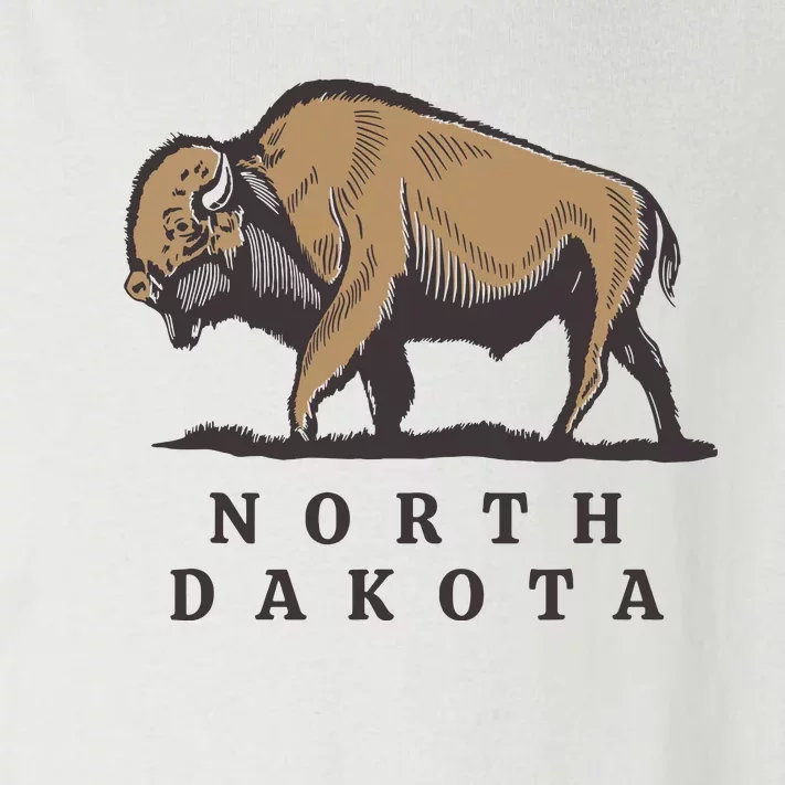 North Dakota Buffalo Toddler Long Sleeve Shirt