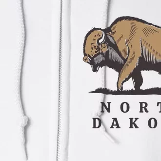 North Dakota Buffalo Full Zip Hoodie