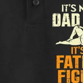 Not Dad Bod Its A Father Figure Funny Fathers Day Daddy Papa Dry Zone Grid Performance Polo