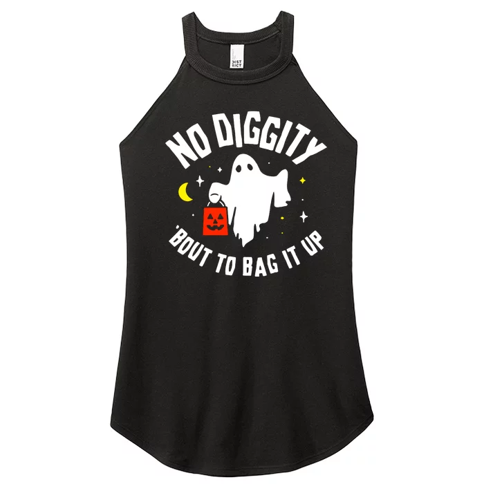 No Diggity Bout To Bag It Up Women’s Perfect Tri Rocker Tank