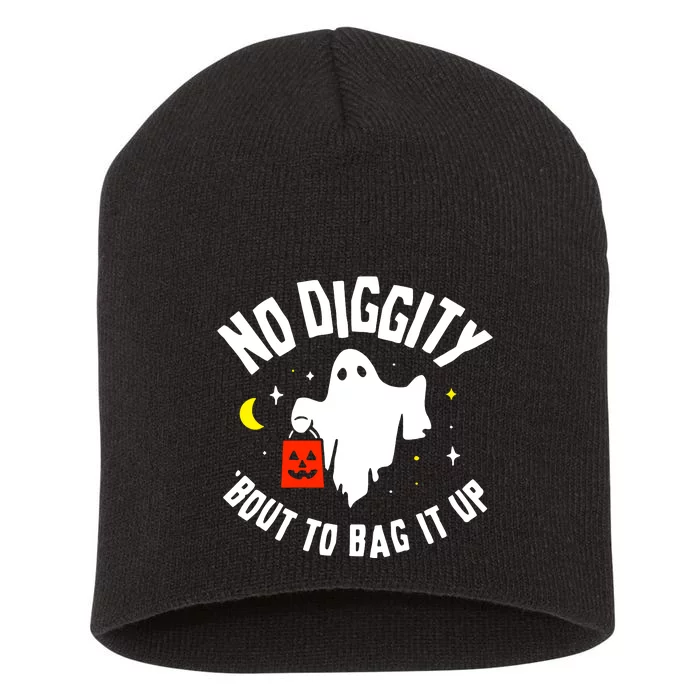 No Diggity Bout To Bag It Up Short Acrylic Beanie