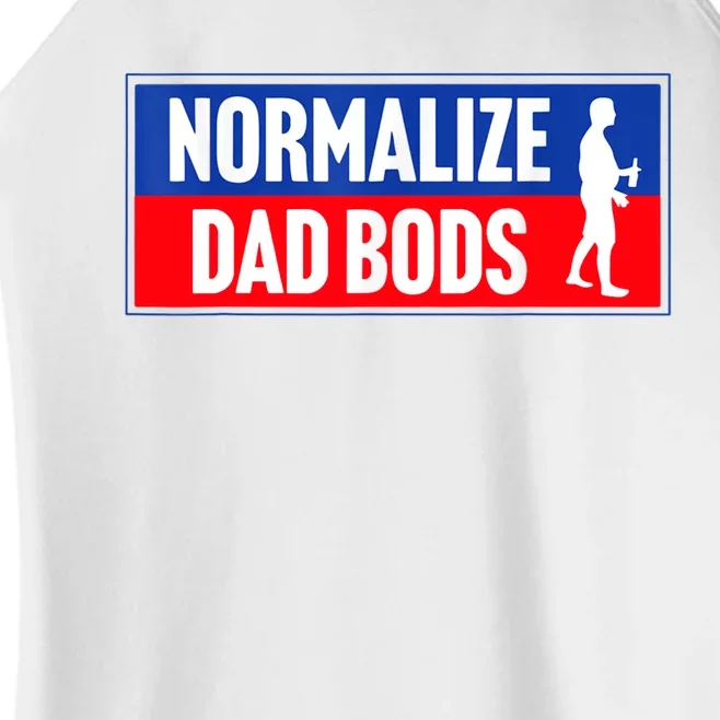 Normalize Dad Bods Women’s Perfect Tri Rocker Tank