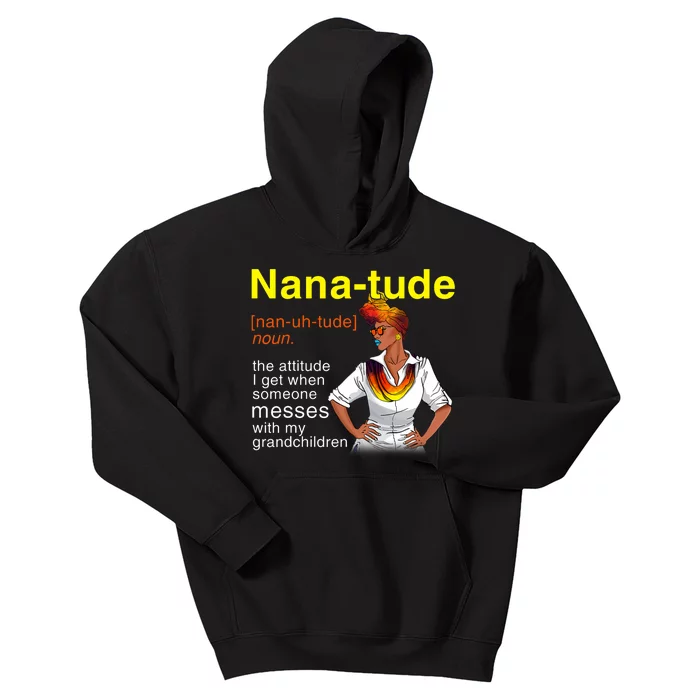 Nanatude Definition Black Queen Funny Gift Design For Women Kids Hoodie