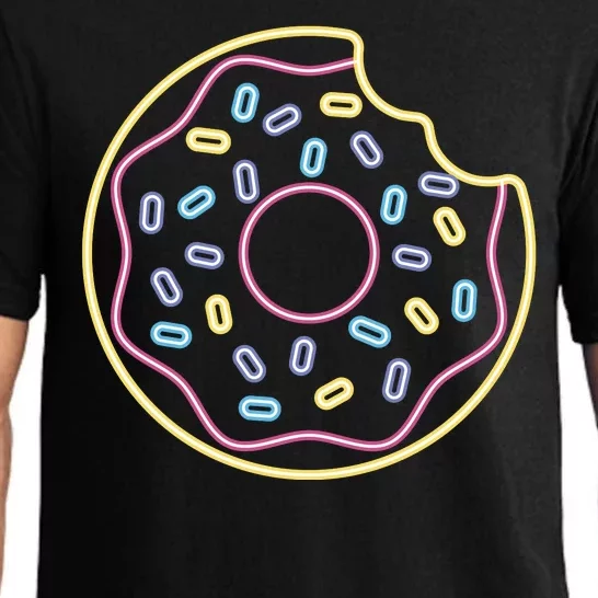 Neon Donut Bite Pajama Set