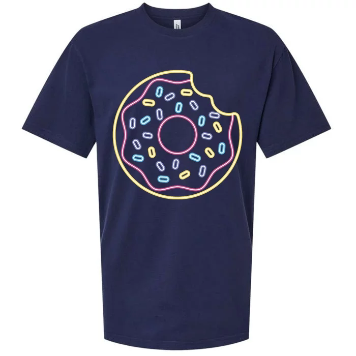 Neon Donut Bite Sueded Cloud Jersey T-Shirt