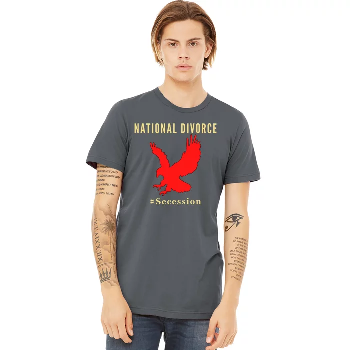 National Divorce Conservative Anti Biden Secession Premium T-Shirt