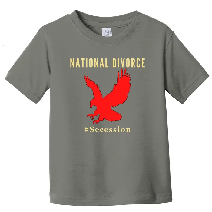 National Divorce Conservative Anti Biden Secession Toddler T-Shirt