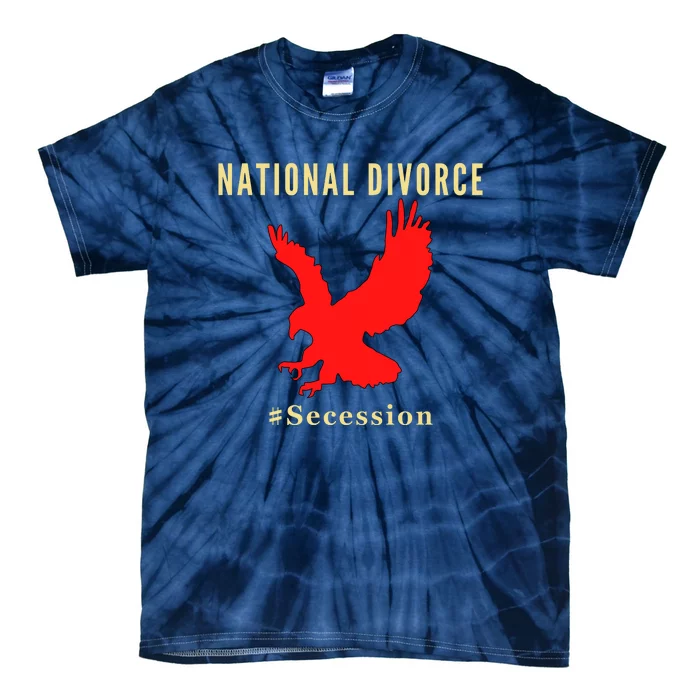 National Divorce Conservative Anti Biden Secession Tie-Dye T-Shirt