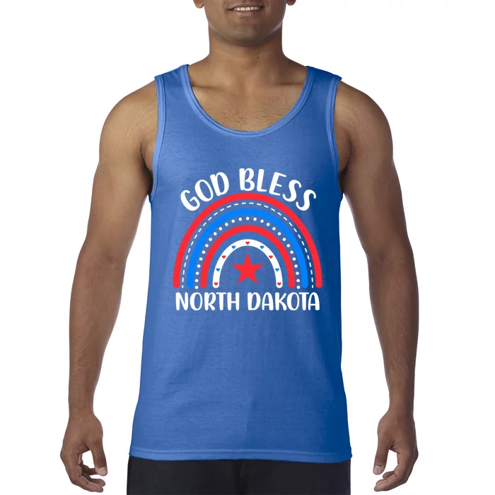 North Dakota Cute Gift I Love North Dakota Usa Gift Tank Top