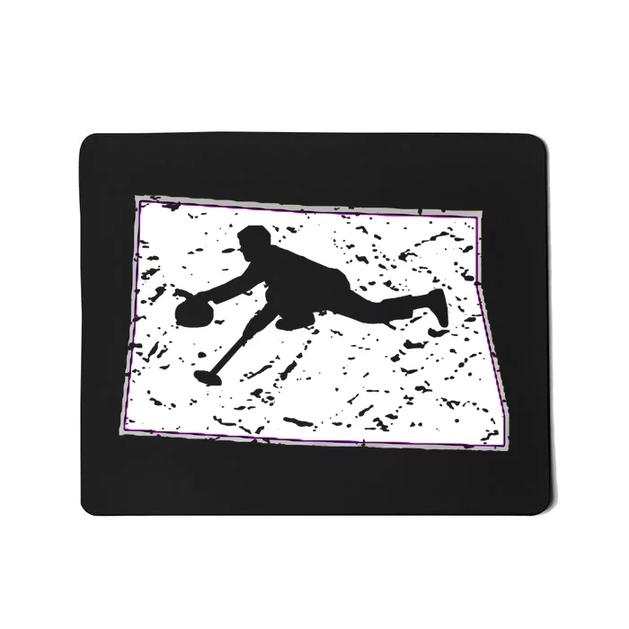 North Dakota Curling Gift Nd Curling Gift Mousepad