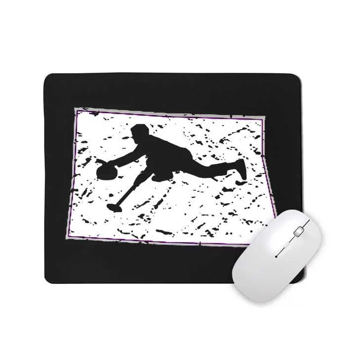 North Dakota Curling Gift Nd Curling Gift Mousepad