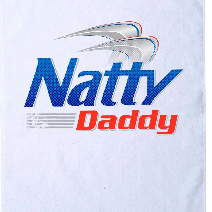 Natty Daddy Dad Bod Light Humor Beer Lover Father's Day Platinum Collection Golf Towel