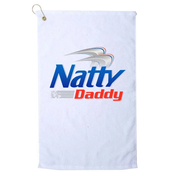 Natty Daddy Dad Bod Light Humor Beer Lover Father's Day Platinum Collection Golf Towel