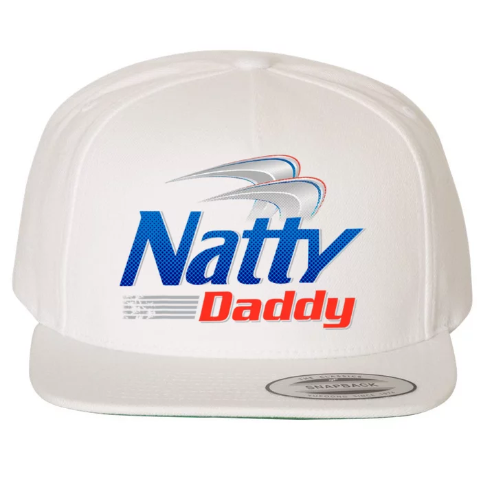 Natty Daddy Dad Bod Light Humor Beer Lover Father's Day Wool Snapback Cap