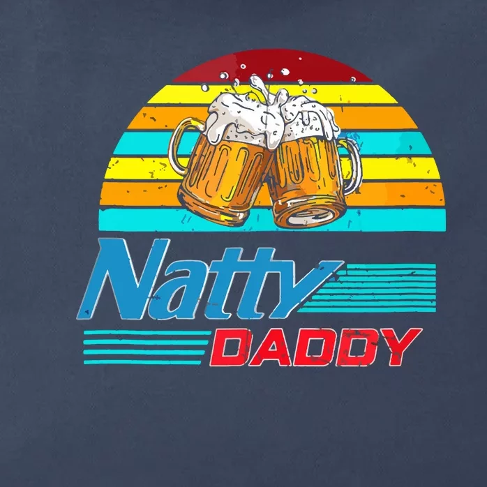 Natty Daddy Dad Bod Light Beer Lover Beer Day Retro Zip Tote Bag