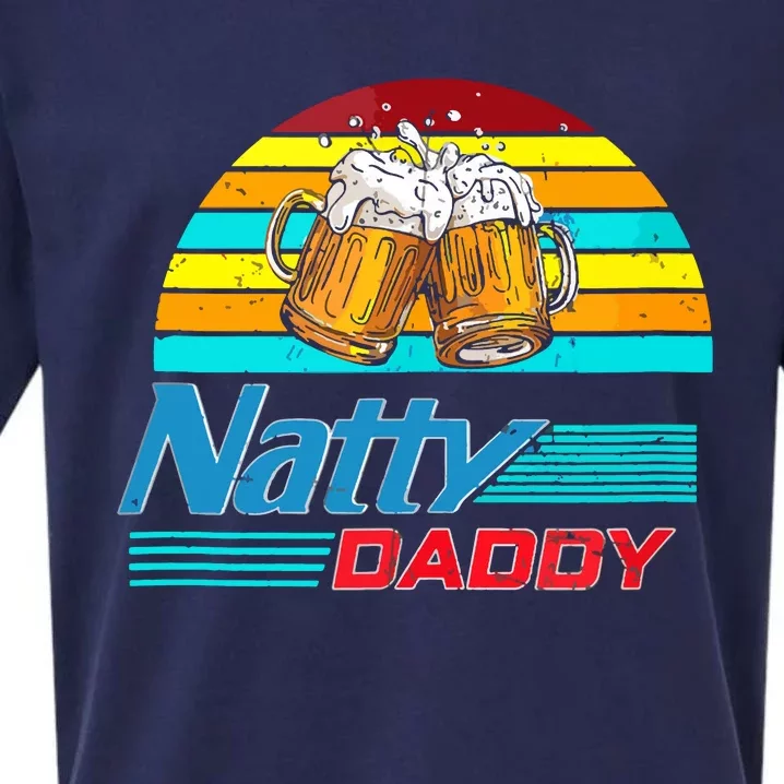 Natty Daddy Dad Bod Light Beer Lover Beer Day Retro Sueded Cloud Jersey T-Shirt