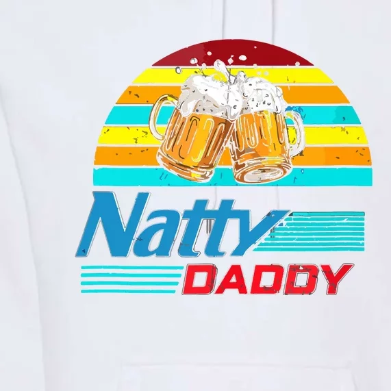 Natty Daddy Dad Bod Light Beer Lover Beer Day Retro Premium Hoodie