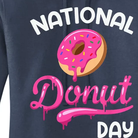 National Donut Day Doughnut Donut Day Donuts Women's Pullover Hoodie