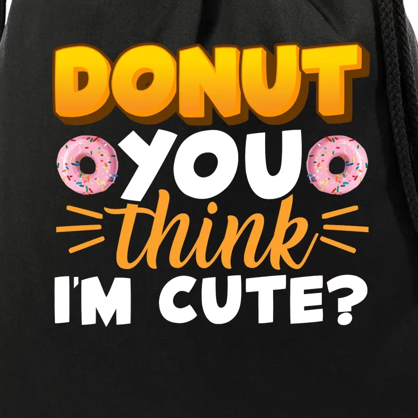 National Donut Day Celebration Drawstring Bag