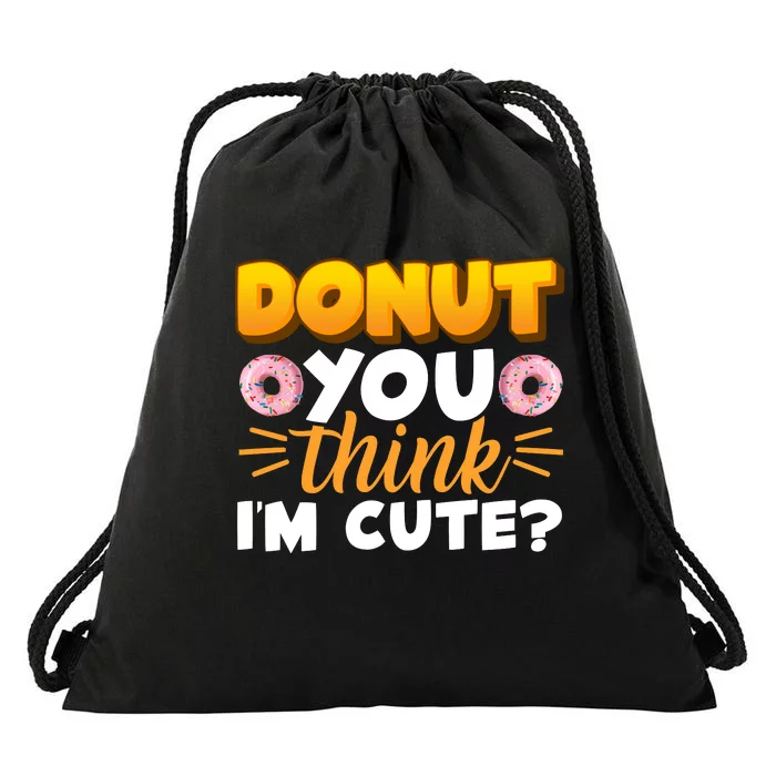 National Donut Day Celebration Drawstring Bag