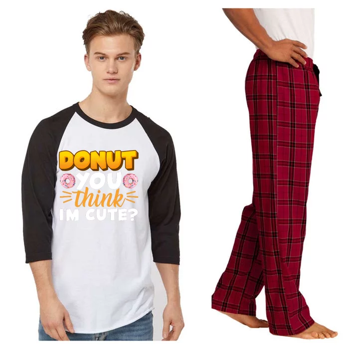 National Donut Day Celebration Raglan Sleeve Pajama Set