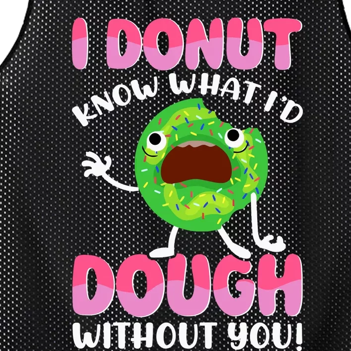 National Donut Day Celebration Apparel Mesh Reversible Basketball Jersey Tank