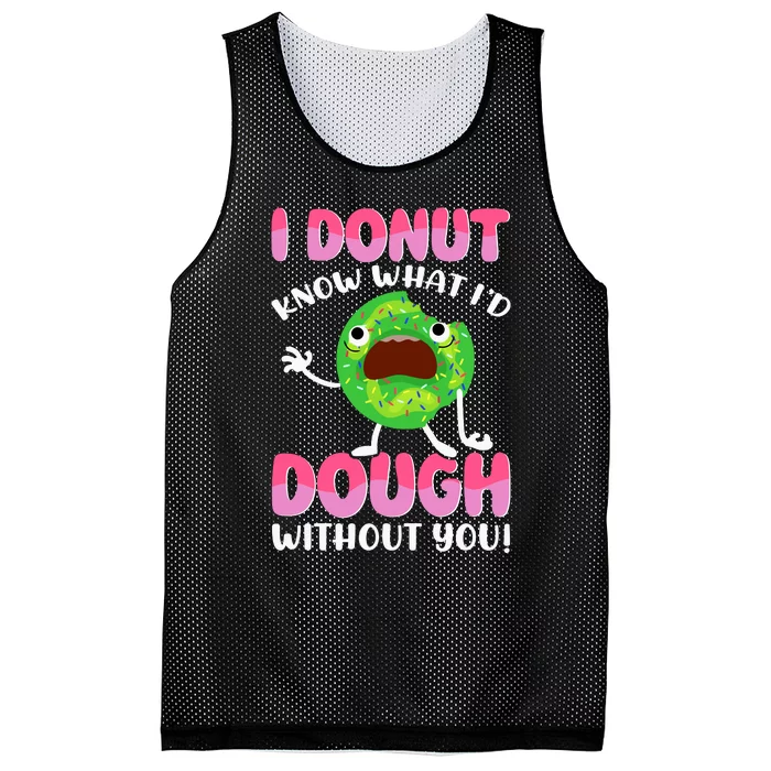 National Donut Day Celebration Apparel Mesh Reversible Basketball Jersey Tank