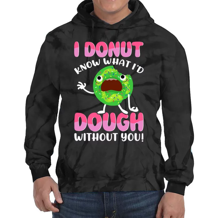 National Donut Day Celebration Apparel Tie Dye Hoodie