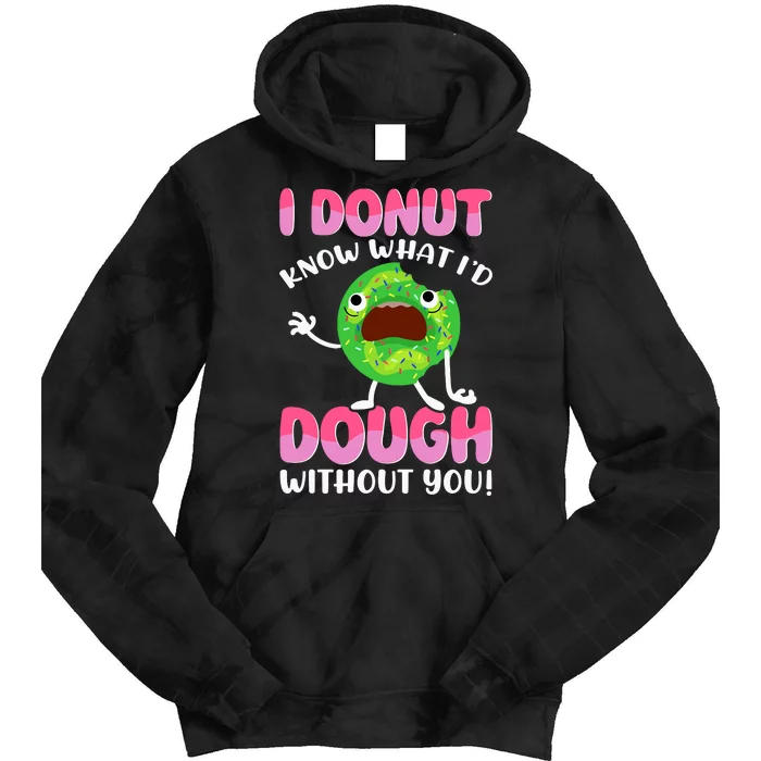 National Donut Day Celebration Apparel Tie Dye Hoodie